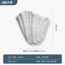 Gray gypsum shell led wall lamp bedroom sconce