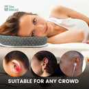 DecorBites™ Comfort Side Sleeper Pillow with Ear Hole for CNH