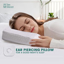 DecorBites™ Comfort Side Sleeper Pillow with Ear Hole for CNH