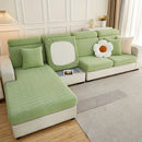 Gray jacquard sofa seat cover living room furniture protector