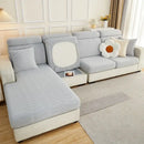 Gray jacquard sofa seat cover living room furniture protector