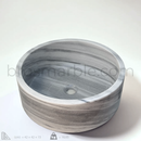 Gray Marmara Cylindrical Marble Sink