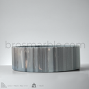 Gray Marmara Marble Cylindrical Sink