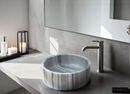 Gray Marmara Marble Cylindrical Sink