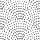 Gray Scalloped Dots Wallpaper
