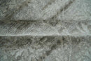 Gray, Silver and Charcoal Traditional ikat design 6x9 Hand knotted wool and Bamboo Silk area Rug
