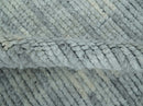 Gray, Silver and Ivory Traditional Hand Knotted 8x10 Wool Area Rug