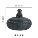 DecorBites™ Cement Astronaut Ashtray with Lid - High Temperature Resistant Cigar Ashtray