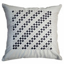 Gray & white faux rex rabbit fur cushion cover living room throw pillow