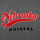 Nebraska Huskers Women's V-Neck T-Shirt | Gray | Multiple Sizes | Lou's Sporting Goods | 25N19LPC455V