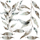 Giant Gray Leaves - Vinyl Nursery Wall Art Decals