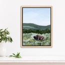 "Grazing in Yellowstone" Art Print