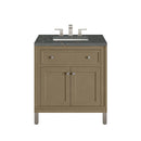 James Martin Chicago 30" Single Bathroom Vanity, Walnut Whisper