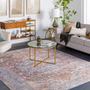 Rust Gardnertown Medallion Washable Area Rug - Clearance