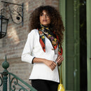 Anthea - Silk Foulard - Black