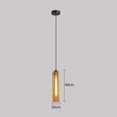 Green amber and green glass nordic pendant light for living room
