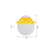 Green and white dino egg led wall lamp bedroom night light