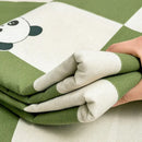 DecorBites™ Cartoon Printed Cotton Bedspread | Queen King | Durable Coarse Cloth | All Seasons