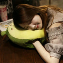 Green avocado cartoon animal throw pillow blanket bedroom decor
