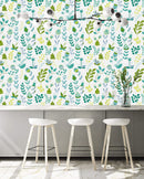 Green Cute Flowers Wallpaper