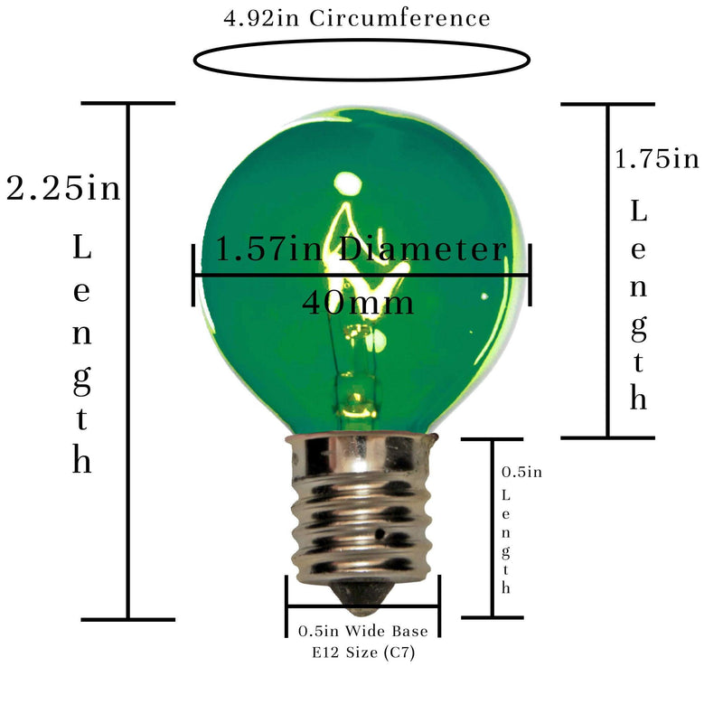 Green G40 Light Bulbs