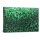 Green Glitter Canvas