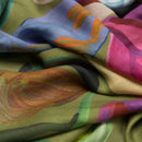 Catrina - Modal Cashmere Scarf Shawl - Moss Green