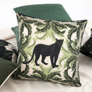 Green jungle black panther premium cushion cover living room decor