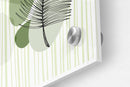 Green Leaves Pattern Set of 3 Prints Modern Wall Art Modern Artwork