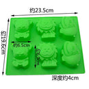 Green lion hippo cake mold kitchen silicone animal tray