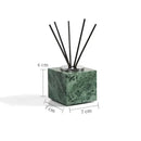 Green marble bathroom set with gold accents bathroom accessories