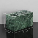Green marble bathroom set with gold accents bathroom accessories