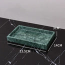 Green marble bathroom set with gold accents bathroom accessories
