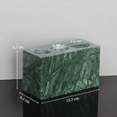 Green marble bathroom set with gold accents bathroom accessories