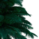 Green Ostrich Feather Christmas Tree