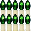 Green Outdoor String Lights