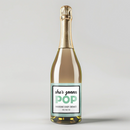 Green Pop Champagne Label
