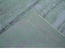 Green, Silver, Gray and Charcoal Modern Abstract Hand knotted 6x9 Wool and Viscose area Rug