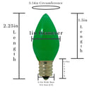 Green Solid LED Light Bulbs