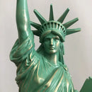 Green statue of liberty desk model office decor set