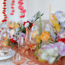 Spring Beeswax Taper Candle Bundle - Dusty Rose, Apricot, Pistachio & Raw