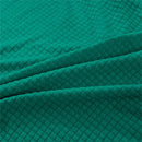Green textured jacquard elastic seat covers dining room chair slipcover