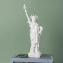 Green & white liberty statue model office desk decor