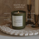 Holiday Cheer Soy Candle - Olive Matte Jar - 15 oz (Christmas Tree)