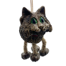 Gray Striped Cat Ornament | Pack of 3 | Bert Anderson Collection