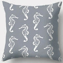 Grey geometry patterned pillow case for living room decor