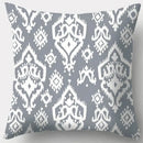 Grey geometry patterned pillow case for living room decor