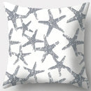 Grey geometry patterned pillow case for living room decor