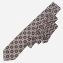 La Vigna - Printed Wool & Silk Tie - Grey