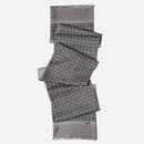 Palazzo - Reversible Silk Scarf - Charcoal